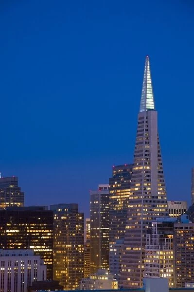 Downtown and TransAmerica Building, San Francisco, California, United States of America