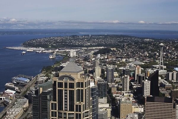 Downtown view from Columbia Center, Seattle, Washington State, United States of America