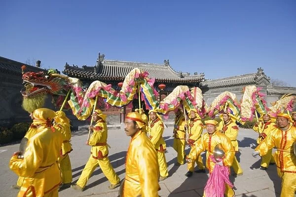 Dragon Dance, Chinese New Year, Spring Festival, Beijing, China, Asia