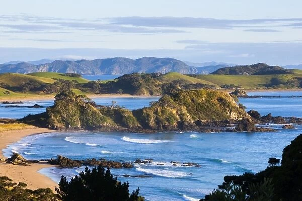 Dramatic coastal landscape near Whangarei, Northland, North Island, New Zealand, Pacific