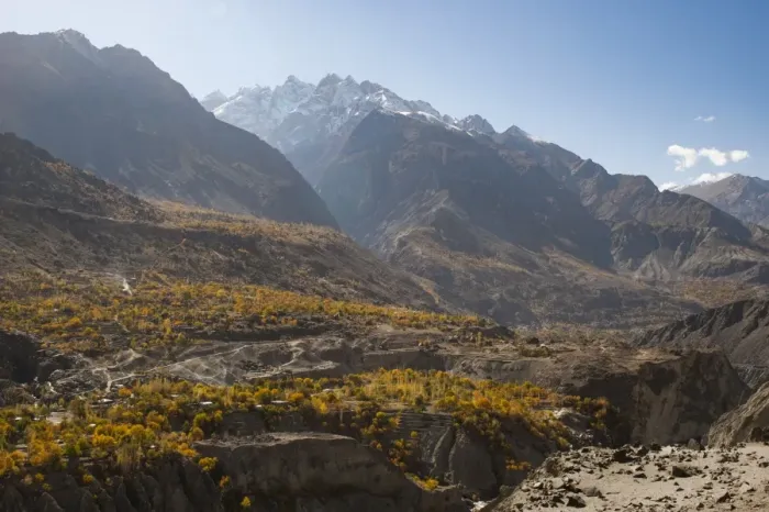 Framed Print : Dramatic Himalayas landscape in the Skardu valley, Gilgit-Baltistan, Pakistan, Asia