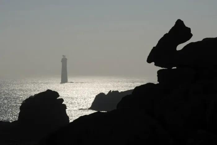 Framed Print : Dramatic seascape and lighthouse, Island of Ushant (Ile d Ouessant) Framed Print : Dramatic seascape and lighthouse, Island of Ushant (Ile d Ouessant)