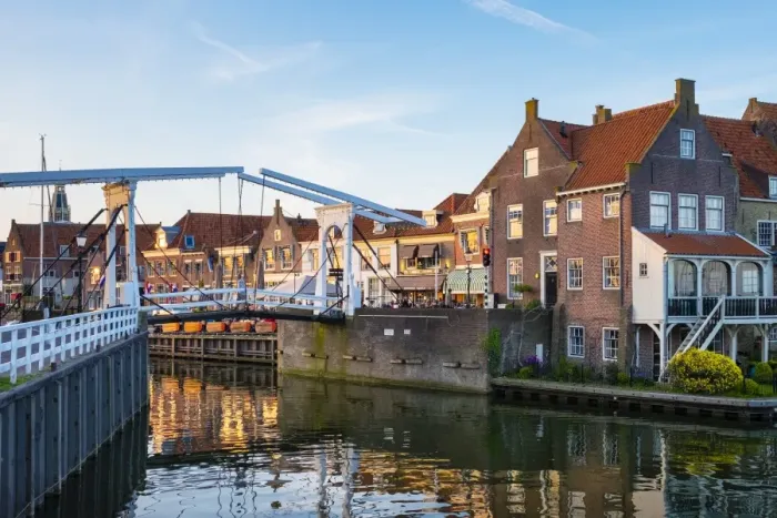 Framed Print : Drawbridge and historic houses at the entrance of the Oude Haven (Old Harbor), Enkhuizen Framed Print : Drawbridge and historic houses at the entrance of the Oude Haven (Old Harbor), Enkhuizen