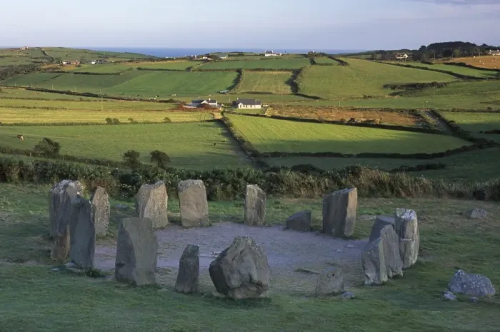 Framed Print : Drombeg Stone Circle, circa 200 B Framed Print : Drombeg Stone Circle, circa 200 B