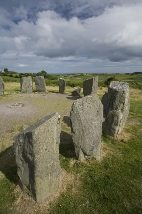 Framed Print : Drombeg stone circle, a recumbent stone circle locally known as the Druids Altar Framed Print : Drombeg stone circle, a recumbent stone circle locally known as the Druids Altar
