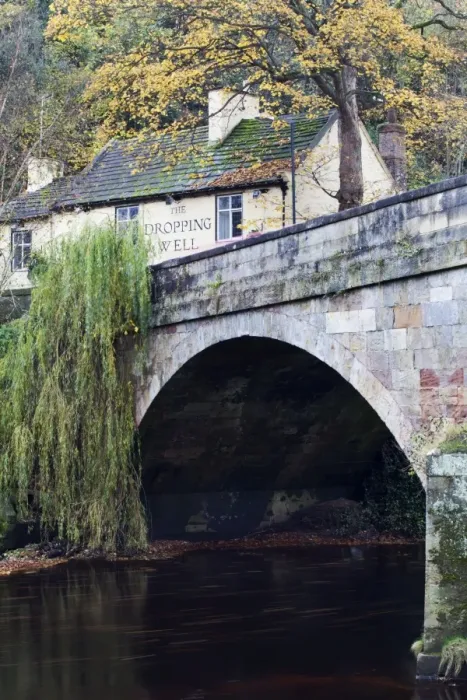 Framed Print : The Dropping Well Inn in autumn, Knaresborough, North Yorkshire, England, United Kingdom, Europe Framed Print : The Dropping Well Inn in autumn, Knaresborough, North Yorkshire, England, United Kingdom, Europe