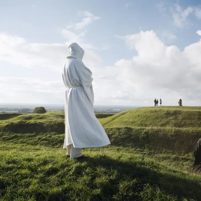 Framed Print : Druid, Hill of Tara Framed Print : Druid, Hill of Tara
