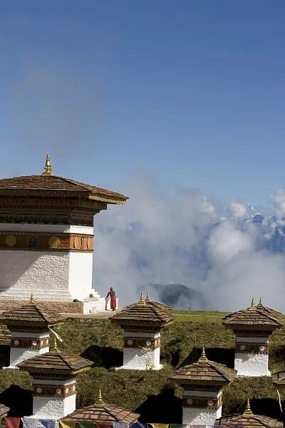 Druk Wangyal Chorten, Bhutan, Asia