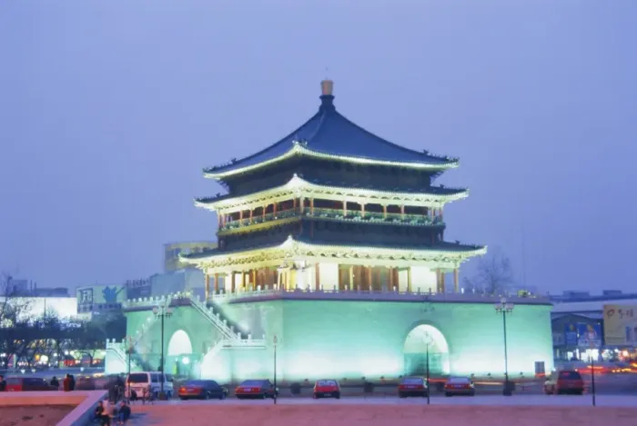 Framed Print : Drum tower, Xi an, Shanxi, China, Asia Framed Print : Drum tower, Xi an, Shanxi, China, Asia