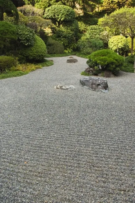 Framed Print : A dry stone garden in Hokoku-ji Temple Framed Print : A dry stone garden in Hokoku-ji Temple