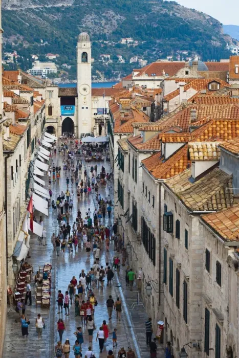 Framed Print : Dubrovnik City Bell Tower and Stradun, from Dubrovnik City Walls, UNESCO World Heritage Site, Dubrovnik, Dalmatian Coast, Croatia, Europe Framed Print : Dubrovnik City Bell Tower and Stradun, from Dubrovnik City Walls, UNESCO World Heritage Site, Dubrovnik, Dalmatian Coast, Croatia, Europe