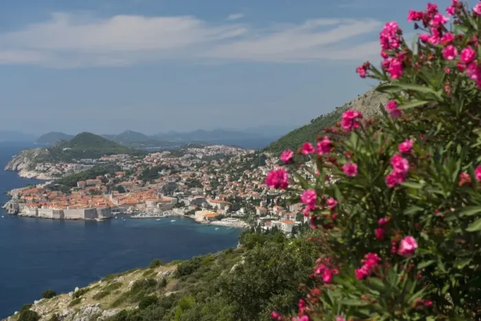 Framed Print : Dubrovnik and islands, Croatia, Europe Framed Print : Dubrovnik and islands, Croatia, Europe