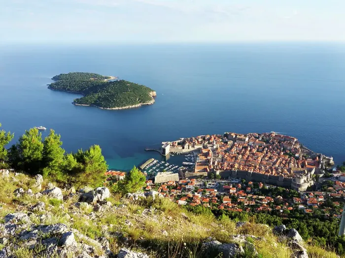 Framed Print : Dubrovnik Old Town, UNESCO World Heritage Site, from Mount Srd, Dubrovnik, Croatia, Europe Framed Print : Dubrovnik Old Town, UNESCO World Heritage Site, from Mount Srd, Dubrovnik, Croatia, Europe