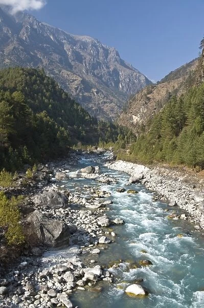 Dudh Kosi River, Solu Khumbu Region, Nepal, Himalayas, Asia