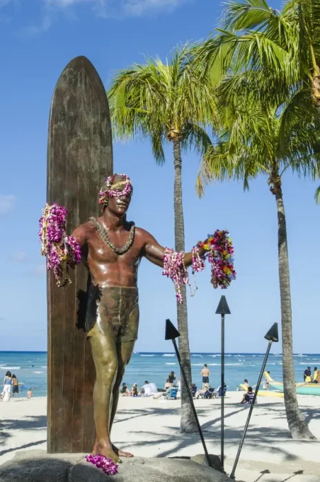 Framed Print : Duke Paoa Kahanamoku, Waikiki Beach, Honolulu, Oahu, Hawaii, United States of America Framed Print : Duke Paoa Kahanamoku, Waikiki Beach, Honolulu, Oahu, Hawaii, United States of America