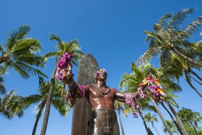 Framed Print : Duke Paoa Kahanamoku, Waikiki Beach, Honolulu, Oahu, Hawaii, United States of America Framed Print : Duke Paoa Kahanamoku, Waikiki Beach, Honolulu, Oahu, Hawaii, United States of America