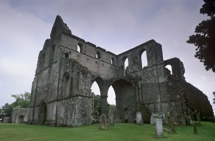 Framed Print : Dundrennan Cistercian abbey dating from the 12th-century