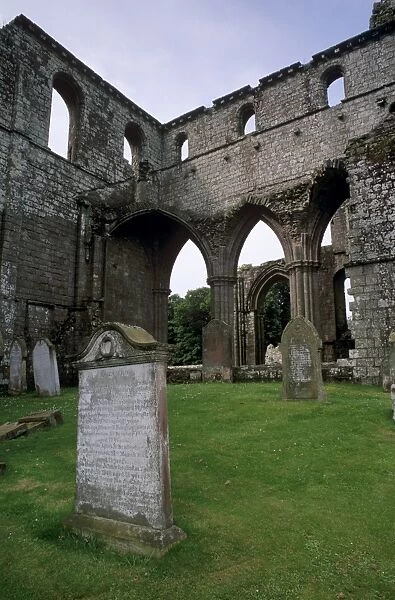 Dundrennan Cistercian abbey dating from the 12th-century