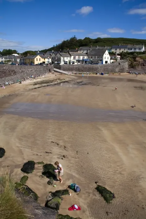 Framed Print : Dunmore East beach, County Waterford, Munster, Republic of Ireland, Europe Framed Print : Dunmore East beach, County Waterford, Munster, Republic of Ireland, Europe