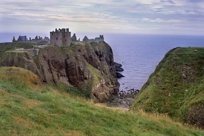Framed Print : Dunnotar Castle dating from the 14th century Framed Print : Dunnotar Castle dating from the 14th century
