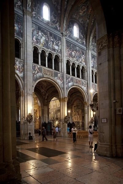 Duomo (Cathedral) interior, Parma, Emilia Romagna, Italy, Europe