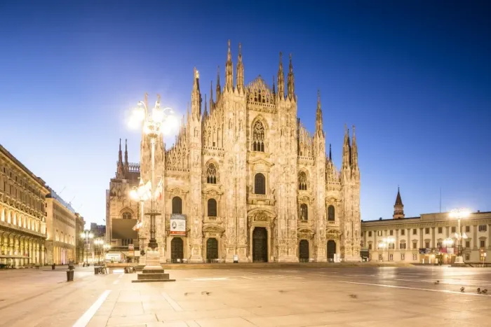 Framed Print : The Duomo di Milano (Milan Cathedral), Milan, Lombardy, Italy, Europe