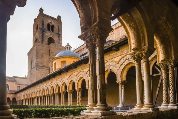 Framed Print : Duomo di Monreale (Monreale Cathedral), Monreale, near Palermo, Sicily, Italy, Europe