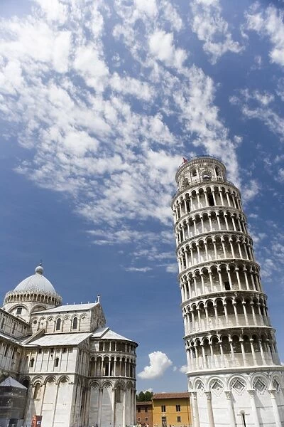 Duomo and Leaning Tower, Pisa, UNESCO World Heritage Site, Tuscany, Italy, Europe
