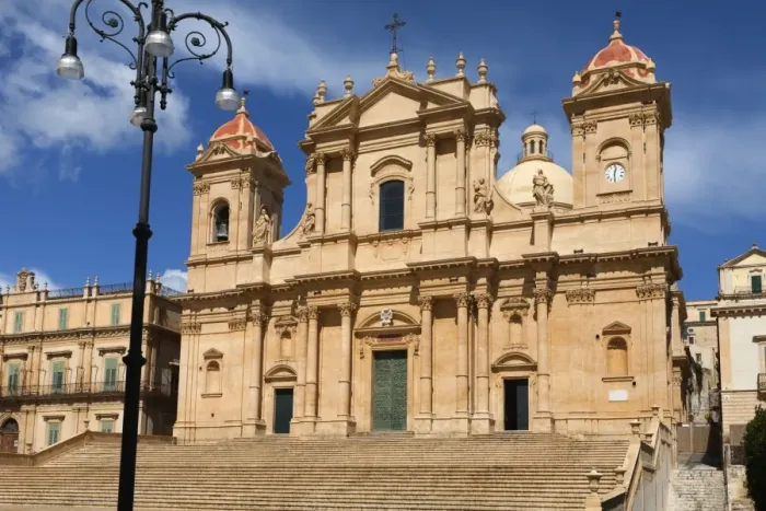 Framed Print : The Duomo, Noto, Sicily, Italy, Europe