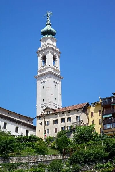 Duomo of San Martino and Juvarra bell tower, Belluno, Province of Belluno, Veneto, Italy, Europe