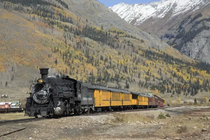 Framed Print : Durango and Silverton Narrow Gauge Railroad, Silverton, Colorado, United States of America Framed Print : Durango and Silverton Narrow Gauge Railroad, Silverton, Colorado, United States of America