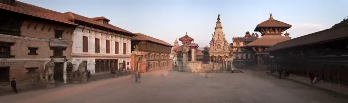 Framed Print : Durbar Square, Bhaktapur, UNESCO World Heritage Site, Nepal, Asia