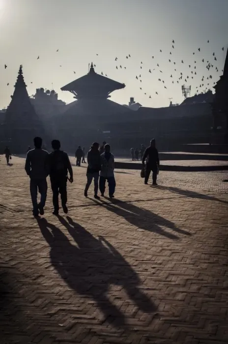 Framed Print : Durbar Square, Bhaktapur, UNESCO World Heritage Site, Nepal, Asia