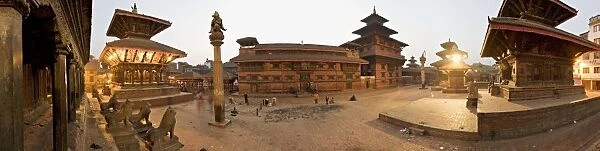 Durbar Square containing from the left