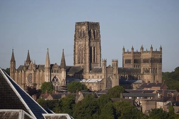 Durham Cathedral from the southeast, UNESCO World Heritage Site, Durham