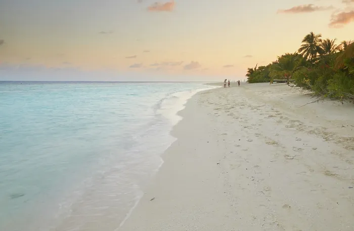 Framed Print : Dusk over the beach on Havodda Island, Gaafu Dhaalu atoll, Maldives Framed Print : Dusk over the beach on Havodda Island, Gaafu Dhaalu atoll, Maldives