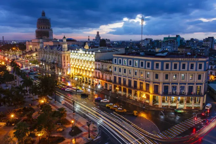 Framed Print : Dusk view of El Capitolio building, Parque Central and buildings, Havana, Cuba, West Indies, Central America Framed Print : Dusk view of El Capitolio building, Parque Central and buildings, Havana, Cuba, West Indies, Central America