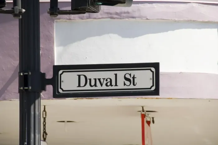 Framed Print : Duval Street Framed Print : Duval Street