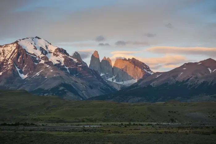 Framed Print : Early morning light over the Torres del Paine National Park, Patagonia, Chile, South America Framed Print : Early morning light over the Torres del Paine National Park, Patagonia, Chile, South America