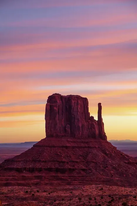 Framed Print : Early Morning Sunrise, West Mitten Butte, Monument Valley Navajo Tribal Park, Utah, United States of America Framed Print : Early Morning Sunrise, West Mitten Butte, Monument Valley Navajo Tribal Park, Utah, United States of America