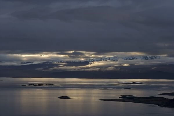 Early morning at Ushuaia coast, Tierra del Fuego, Argentina, South America