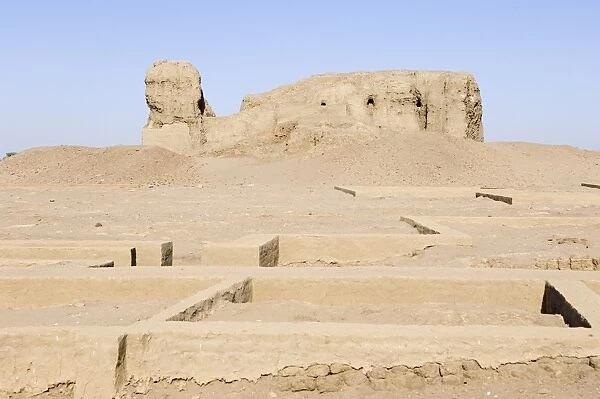 The early Nubian city of Kerma after excavation by the Swiss team of Professor Charles Bonnet of the University of Geneva