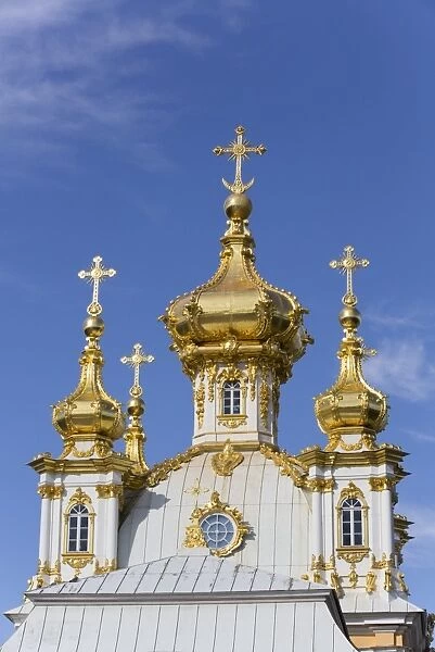 East Chapel, Peterhof, UNESCO World Heritage Site, near St. Petersburg, Russia, Europe