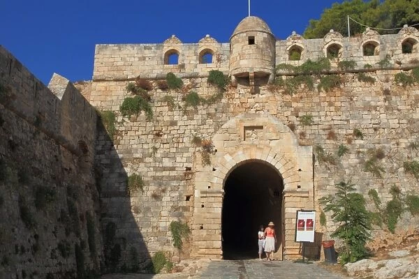 East gate, Fortetza, Rethymno, Crete, Grek Islands, Greece, Europe