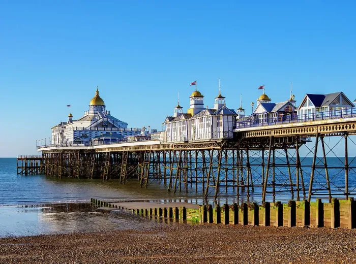 Framed Print : Eastbourne Pier at sunrise, Eastbourne, East Sussex, England, United Kingdom, Europe Framed Print : Eastbourne Pier at sunrise, Eastbourne, East Sussex, England, United Kingdom, Europe