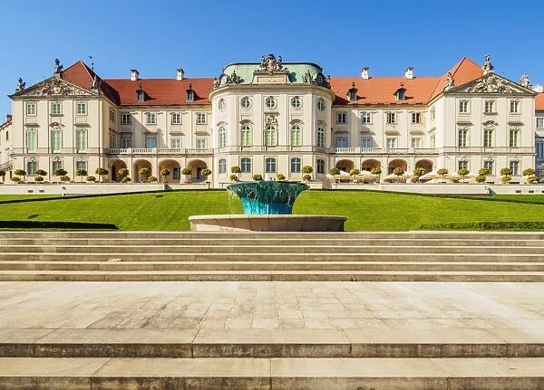 Eastern Baroque facade, Royal Castle, Warsaw, Masovian Voivodeship, Poland, Europe