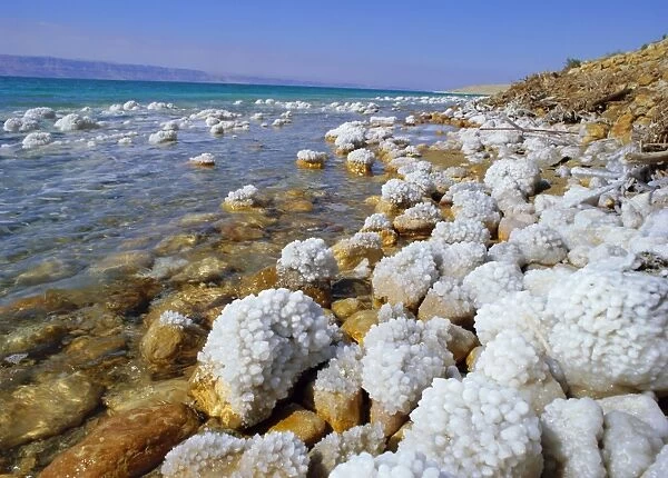 Eastern shore of the Dead Sea