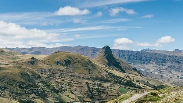 Ecuadorian Andes mountain range of 3000 metres and above, Ecuador, South America