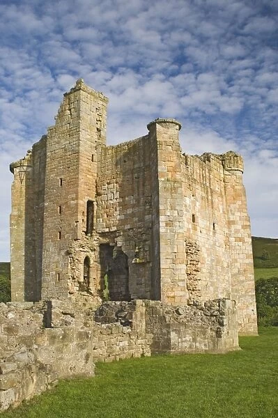 Eggleston Castle, a fortified border house, Northumbria, England, United Kingdom, Europe