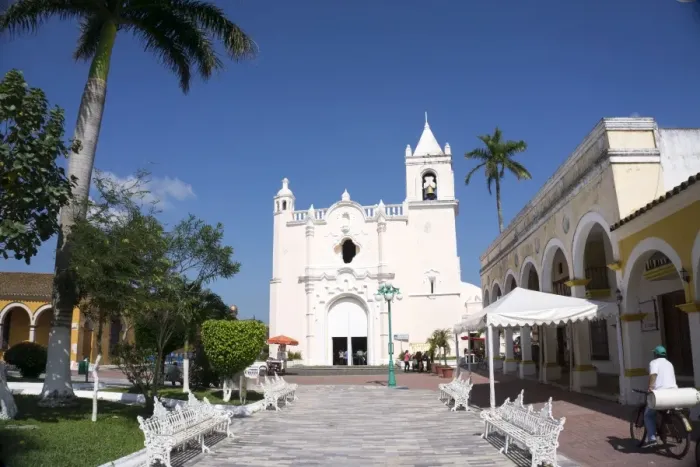 Framed Print : Eglesia San Miguelito, Tlacotalpan, UNESCO World Heritage Site, Mexico, North America